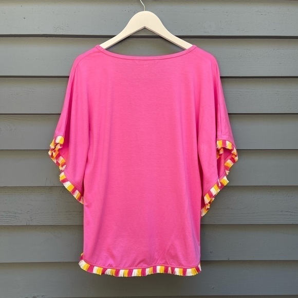 TRINA Turk Delfino Top in Pink Fusion Size XS/S New with Tags - Picture 4 of 10